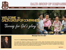 Tablet Screenshot of daltagroup.org